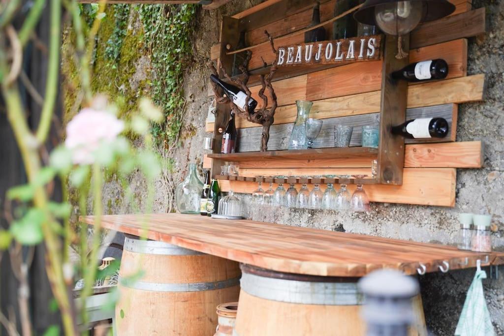 Maison Vigneron - Maison Et Studio Saint-Didier-sur-Beaujeu 外观 照片